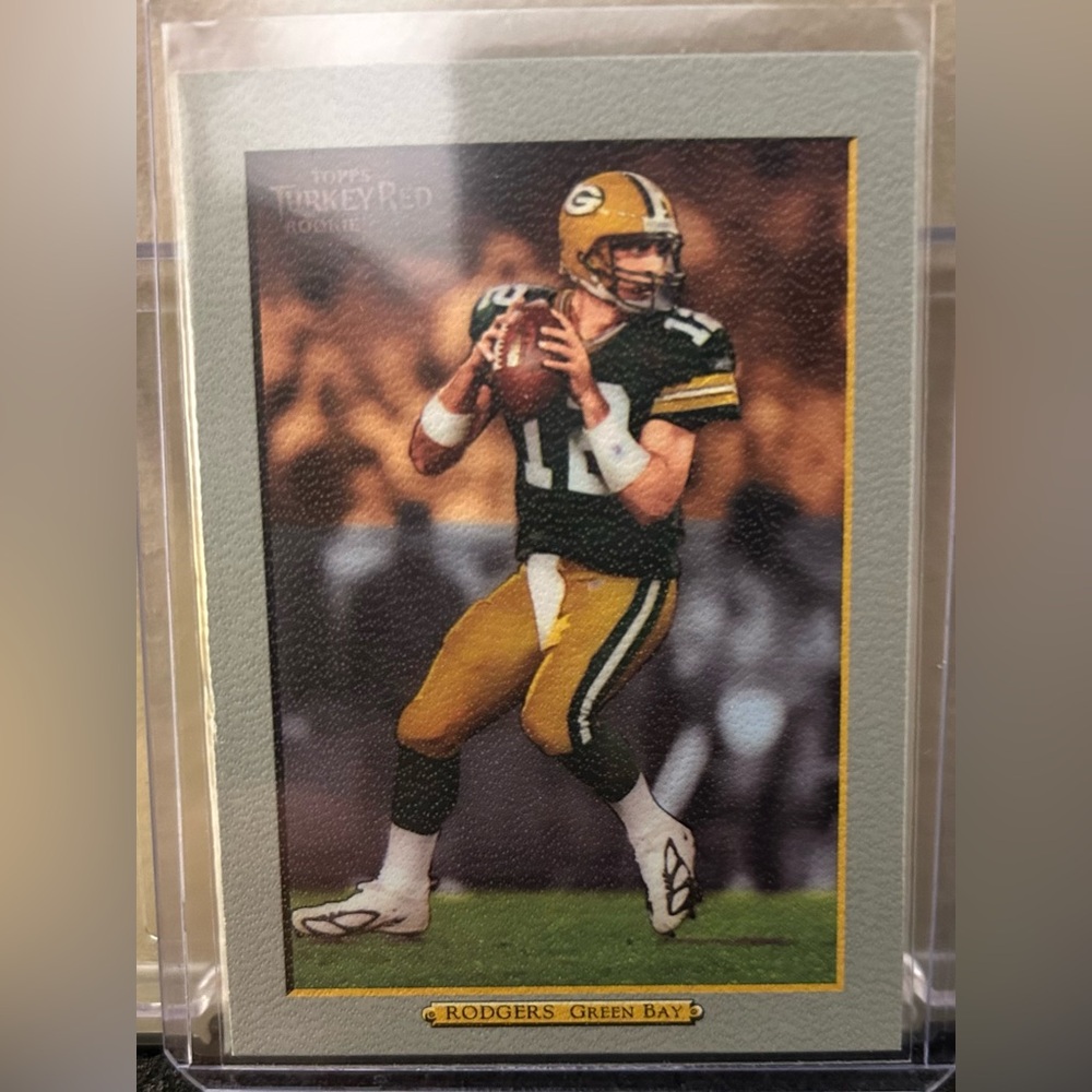 Aaron Rodgers Rookie 2005 Topps Turkey Red #221